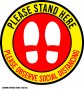 CS0008-STAND HERE-12x12in